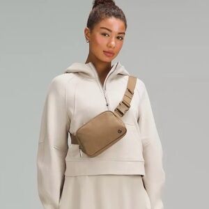 Lululemon Everywhere Belt Bag Crossbody Bag Canvas Artifact Brown NWT